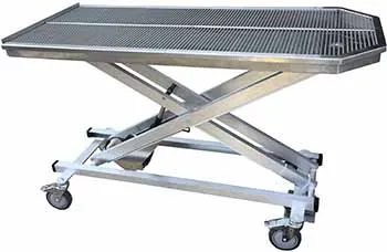 Mobile wet dental lift table